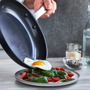 GreenPan Chatham diamond-reinforced CERAMIC NONSTICK Black 12" go-to Frypan Lid